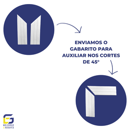 Moldura Roda Meio Eva Adesivado Júpiter 3,5cmx5mm 5 Metros - Branco - 4
