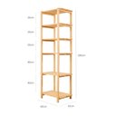 Ver imagem 4 de Estante Laguna 6 prat 180Ax60Lx42P em Madeira Cubomob MEL