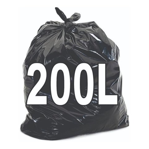 Saco de Lixo 200 Litros Resistente 100un