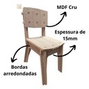 Ver imagem 5 de Cadeira de Encaixe em 100% Mdf Compacta de Madeira