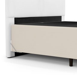 Kit 05 Pares Frame Adaptador Para Cabeceira Cama Box L02 Casal Queen King Solteiro - Lyam Decor - 3