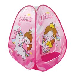 Toca Barraca Infantil Dobrável Pop Up + 50 Bolinhas Princesa Unicórnio - 2