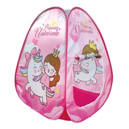 Toca Barraca Infantil Dobrável Pop Up + 50 Bolinhas Princesa Unicórnio - 3