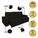 Ver imagem 4 de Sofá Retrátil/reclinável 2,00m Confortável com Molas