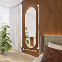 Ver imagem 3 de Espelho Maiorca - Linha Metal - - Champanhe - sem LED - 140x70