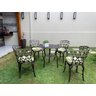 Conjunto para Jardim Viena Alumínio Fundido Área Externa Varanda Piscina Pousada Hotel Artesane Móve - 1