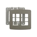 Ver imagem 1 de Placa com Suporte Margirius B3 Colors 4x4 para 6 Módulos Horizontais Argila