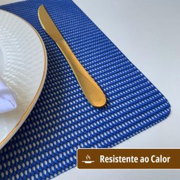 8 Jogo Americano Pvc Antiderrapante Resistente New Flex Az - 2