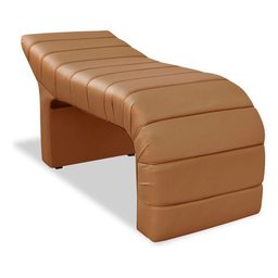 Maca Estofada Luxo para Estética, Spa, Cílios, Sobrancelhas Corino Marrom/caramelo Bz Home Decor - 4
