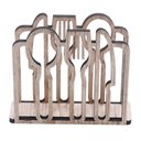 Ver imagem 2 de Porta Guardanapo Talher Pérola Em Madeira