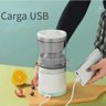 Espremedor Elétrico Laranja Limão Frutas Fazer Sucos Recarregável - 5