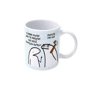 Caneca de Porcelana Flork Profissões - Pedreiro