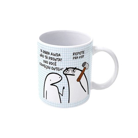 Caneca de Porcelana Flork Profissões - Pedreiro