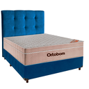 Ver imagem 1 de Kit Cama Box + Cabeceira + Colchão Casal Molas Ensacadas - Airtech - Ortobom