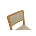 Ver imagem 5 de Conjunto: Mesa Sala Jantar Mira Tampo Madeirado C/ Vidro 90x160cm e 6 Cadeiras Alice Carvalho/off