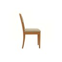 Ver imagem 4 de Conjunto: Mesa Sala Jantar Mira Tampo Madeirado C/ Vidro 90x160cm e 6 Cadeiras Alice Carvalho/off