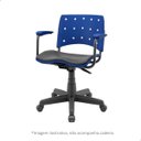 Ver mais imagens de Encosto Iso Ergoplax Cadeira Secretária Azul