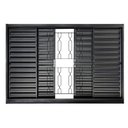 Ver imagem 1 de Janela Veneziana 4f 120x100 Req. 7cm sem Vidro Gd Elo Corrente