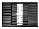 Ver imagem 1 de Janela Veneziana 4f 120x100 Req. 7cm sem Vidro Gd Elo Corrente