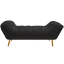 Ver imagem 5 de Kit Cabeceira 195 cm Suede + Calçadeira Madrid Preto