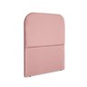 Cabeceira Estofada Solteiro Alana 90cm Suede Rosa - 2