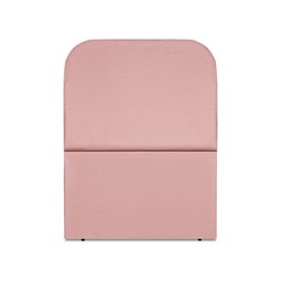 Cabeceira Estofada Solteiro Alana 90cm Suede Rosa - 1
