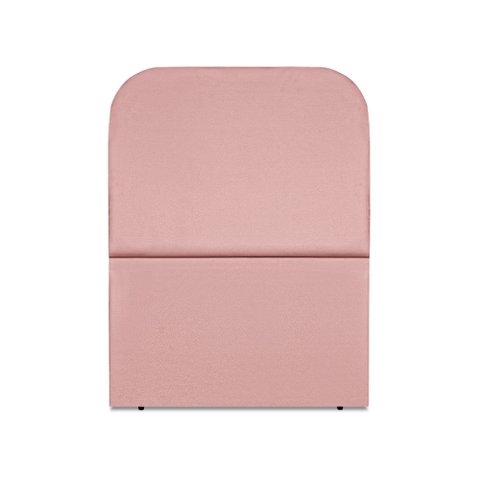 Cabeceira Estofada Solteiro Alana 90cm Suede Rosa
