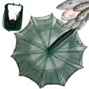 Ver imagem 6 de Rede Pesca Peixe Covo 10 Furos Kit 3 Uni Lamabri Robalo Lagosta Camarao Piaba Ciriguejo Rio Mar Lago