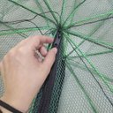 Ver imagem 5 de Rede Pesca Peixe Covo 10 Furos Kit 3 Uni Lamabri Robalo Lagosta Camarao Piaba Ciriguejo Rio Mar Lago