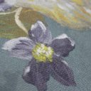 Ver imagem 2 de Papel de Parede Floral Azul e Roxo Vinilico Lavável+ Cola Inclusa