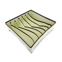 Ver imagem 3 de Kit 2 Organizador Gaveta Tnt Porta Sutiã Bojo Lingerie Bege