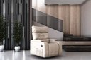 Ver imagem 1 de Poltrona Reclin/girat/balanço Mx66 Commander Corano Bege F290 – Matrix