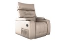 Ver imagem 2 de Poltrona Reclin/girat/balanço Mx66 Commander Corano Bege F290 – Matrix