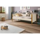 Ver imagem 1 de Cama Sofá Noah com Pés em Madeira - Areia