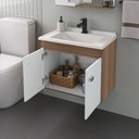 Ver imagem 2 de Conjunto para Banheiro Kit Econômico Suspenso 60cm - Fabribam