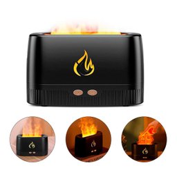 Umidificador de Ar Chama Difusor Ambientador Casa Quarto Luz - 2