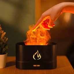 Umidificador de Ar Chama Difusor Ambientador Casa Quarto Luz - 5