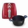 Airfryer AllSpace Red 4L e Panela iChef Home Family Size Azul 24cm | 220V - 1