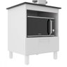 Armário de Cozinha Barcelona para Cooktop 4 Bocas 1 Porta Branco - Panorama Móveis - 2