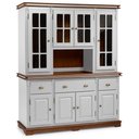 Ver imagem 1 de Cristaleira Arca e Oratório com Nicho 8 Portas Manchester 2049 Linz Móveis - Off White/Imbuia