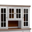 Ver imagem 2 de Cristaleira Arca e Oratório com Nicho 8 Portas Manchester 2049 Linz Móveis - Off White/Imbuia