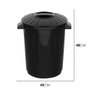Cesto de Lixo com Tampa 30 Litros para Separar Reciclagem Plastico - 2
