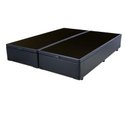 Ver imagem 2 de Base Box Baú Bipartido Blindado King 193x203 Corino Preto Bio Box
