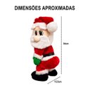 Ver imagem 3 de Papai Noel Natalino Rebola Bumbum Os Crias Decoraçao Enfeite Luxo Casa Sala Estante Mesa Arvore Bone