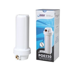 Filtro POE 230 para caixa d'água cavalete e entrada com refil Plissado Lavável BBI 1450 litros