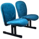 Ver imagem 1 de Cadeira para Escritório em Longarina com 2 Lugares Lombar