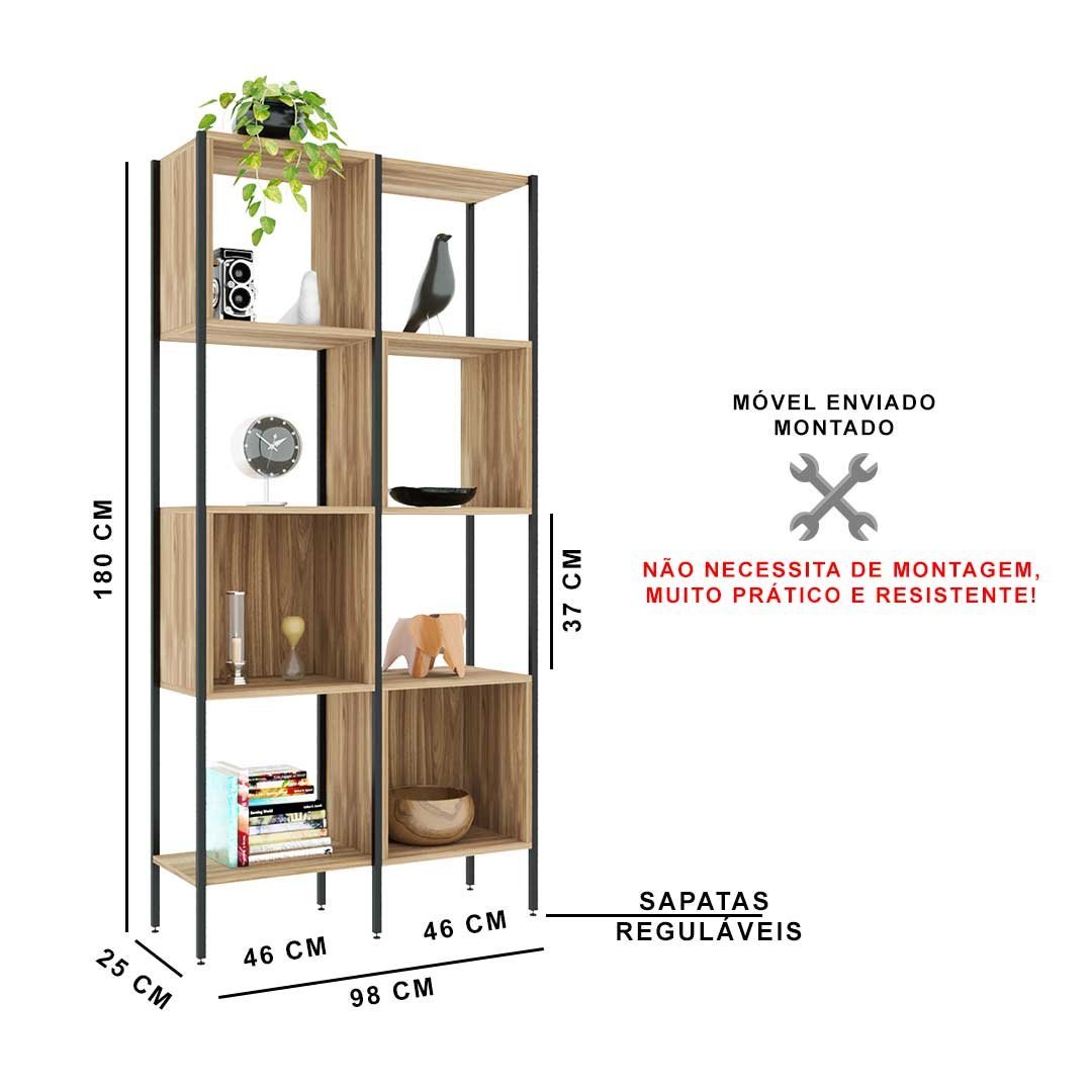 Estante Industrial com Nichos Salve 4 com 98 Cm - 3