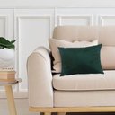 Ver imagem 2 de Kit 2 Capas para Almofada em Veludo Liso Retangular