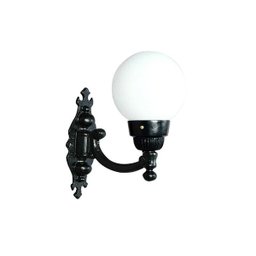 Luminária Globo Pequena 1 com Braço Externa/interna Alumínio 38cm - 2