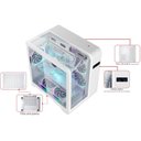 Ver imagem 3 de Gab Aquario Top Vidro Cyberpunk White W8ki C/display Digital